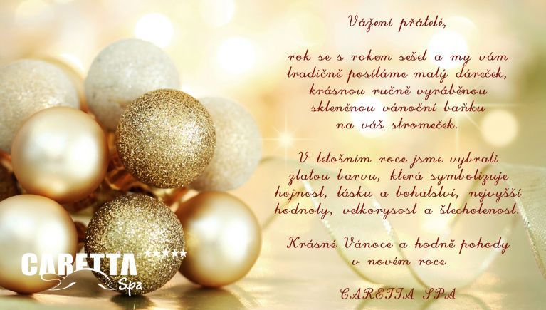 Čas Vánoční v CARETTA SPA